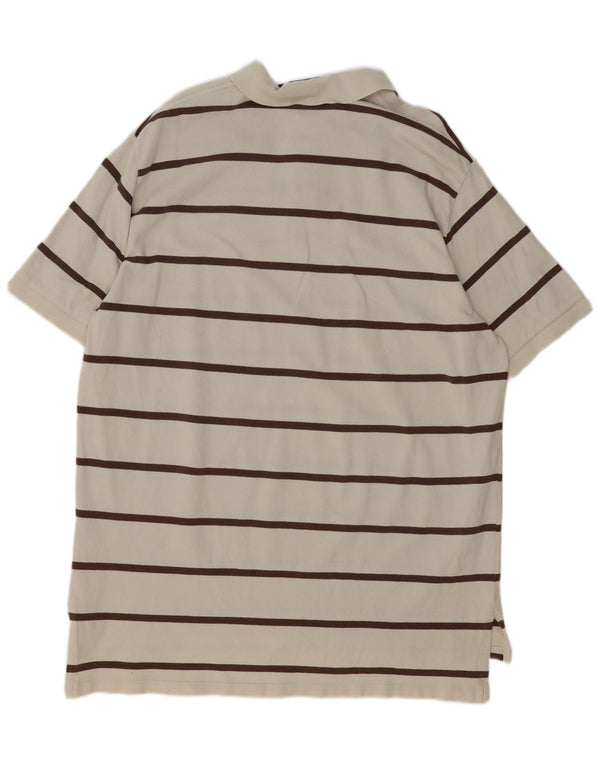 Polo Ralph Lauren herreskjorte 2XL beige stribet bomuld