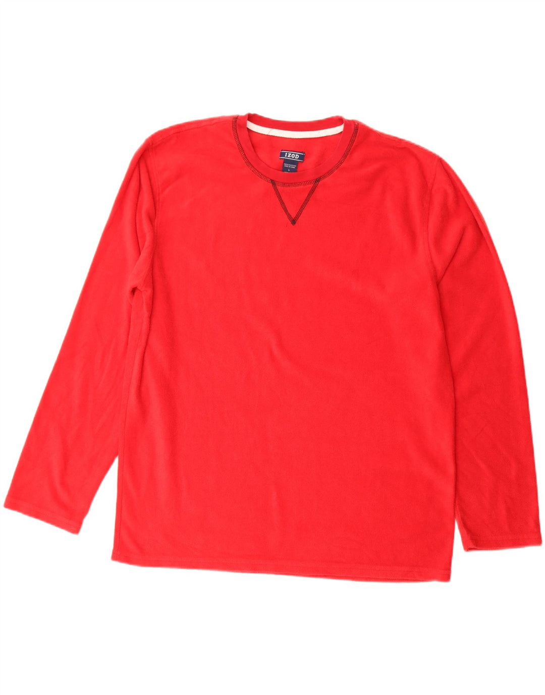 IZOD Pull Polaire Homme Grand Rouge Polyester