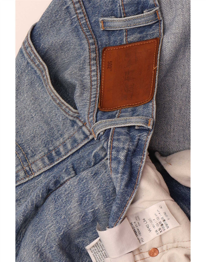 Levi's Mens 502 Tapered Jeans W40 L33 Blue Cotton