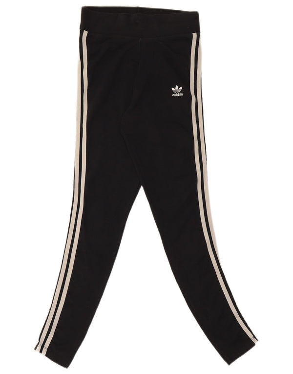 Leggings Adidas Femininas UK 8 Pequenas Pretas
