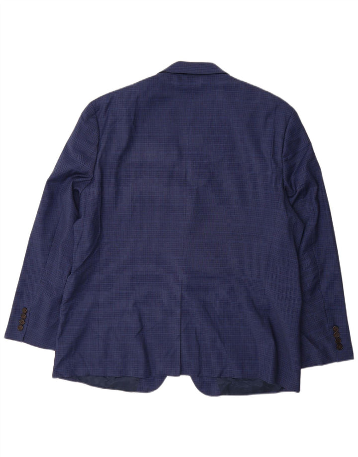 Мужской пиджак на двух пуговицах Ralph Lauren UK 42 XL Синий "гусиные лапки"