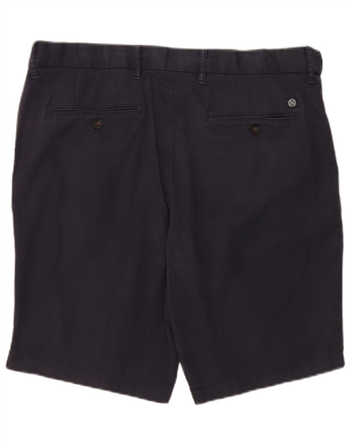 Pantaloncini chino da uomo Marks & Spencer W36 grandi in cotone blu navy