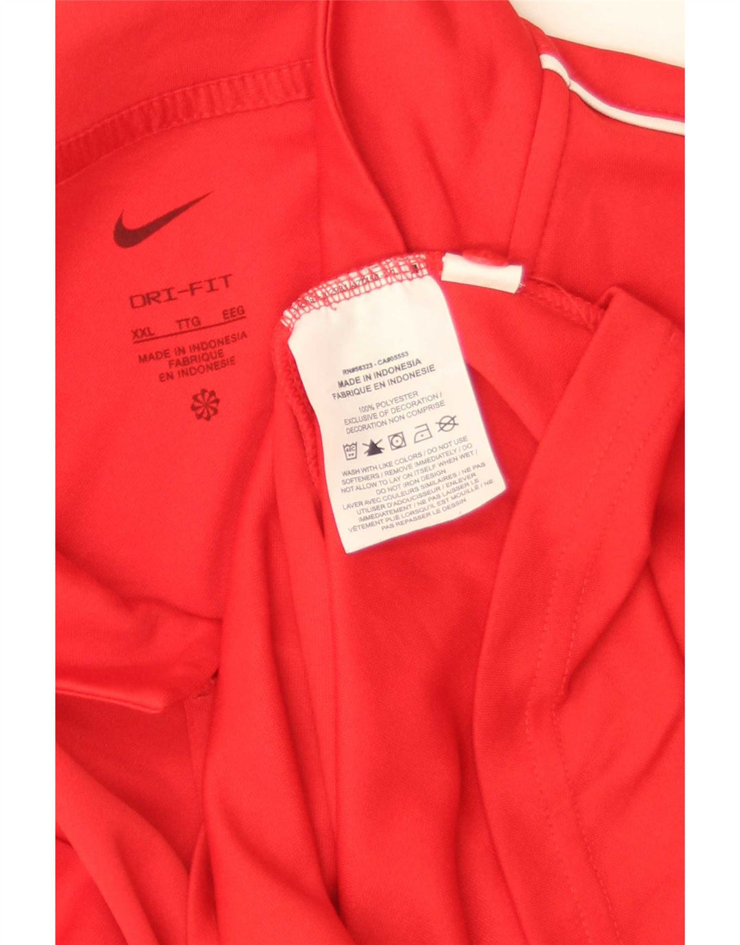 Polo Nike Da Uomo Dri Fit 2XL Rosso Poliestere