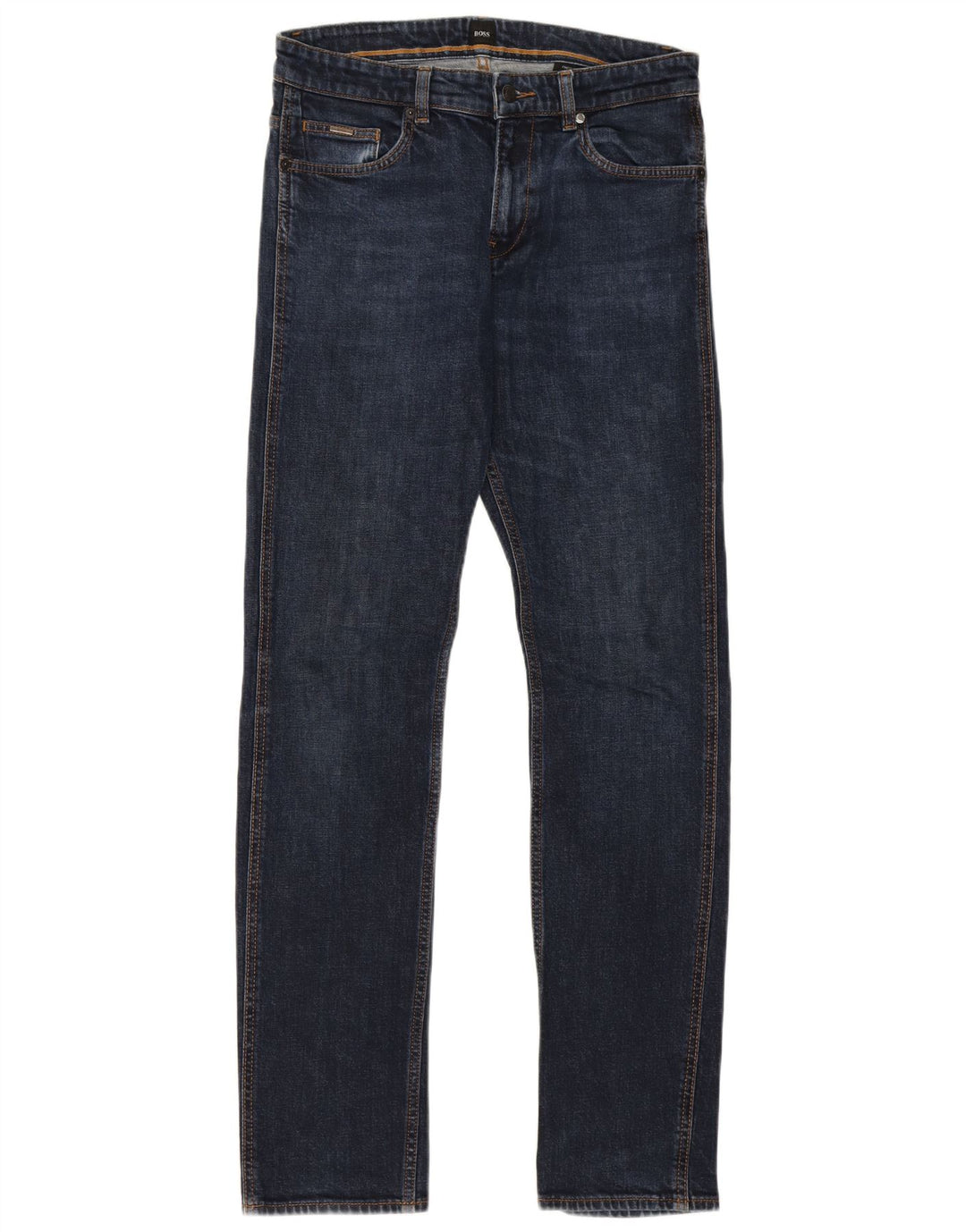 Hugo Boss Mens Slim Jeans W32 L33 Navy Blue