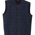 Colete acolchoado masculino ZARA UK 38 médio azul marinho
