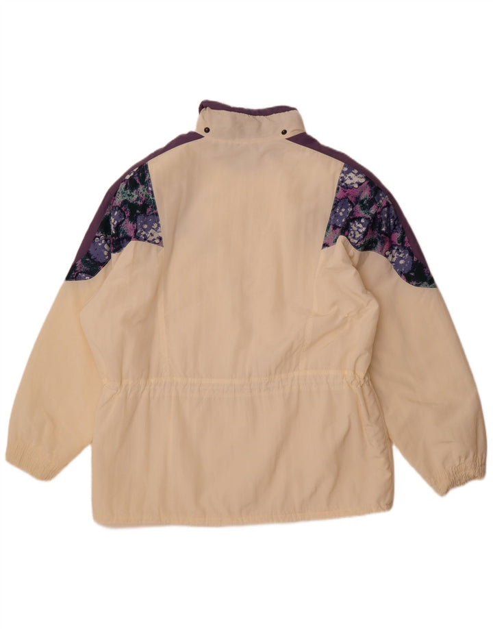 Rukka Womens Loose Fit Windbreaker Jacket EU 38 Medium White Colourblock