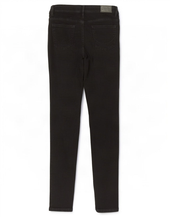 Superdry Womens Alexia Jegging Jeans W28 L32 Black Cotton