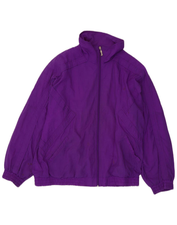 Rodeo Chaqueta de chándal para hombre UK 44 XL Nylon morado