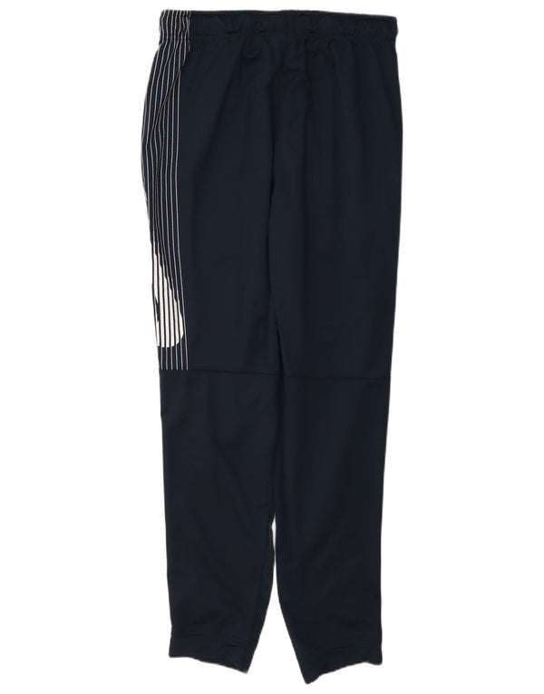 Nike Mens Graphic Tracksuit Trousers Joggers Medium Navy Blue Polyester