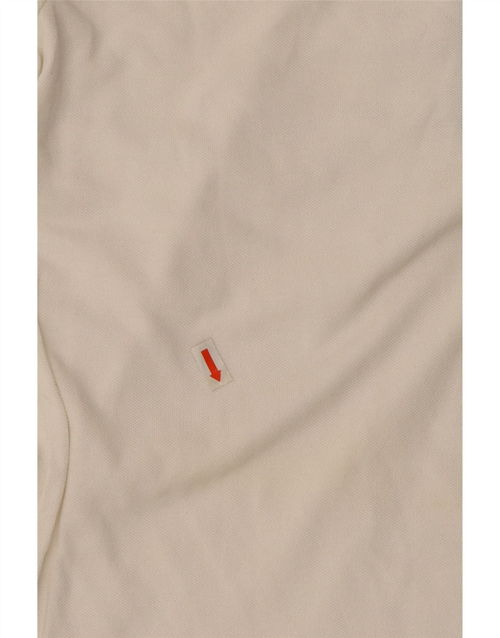FILA Womens Polo Shirt UK 14 Large White Cotton Vintage Fila and Second-Hand Fila from Messina Hembry 