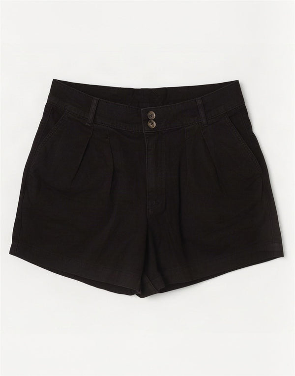 Fat Face Womens Pegged Chino Shorts UK 10 Small W30 Black Bomuld