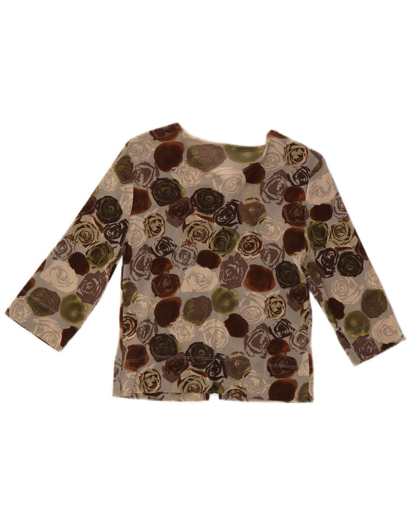 Kookai Womens 3/4 Sleeve Bolero Top US 2 XS Poliammide floreale multicolore
