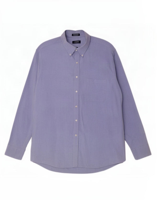 Chaps Chemise Homme Taille 17 1/2 XL Coton Bleu