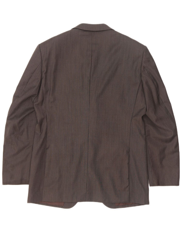 Marks & Spencer Herre 2-knaps blazerjakke UK 40 Medium Grey Pinstripe
