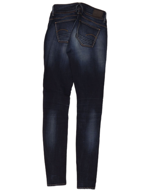 G-Star Damen Lynn Mid Rise Skinny Jeans W30 L36 Marineblau