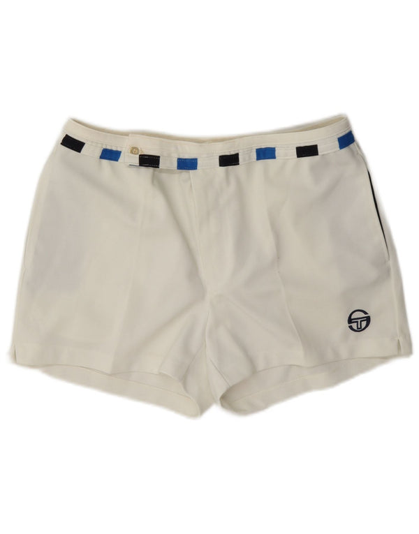 Damskie spodenki Chino Sergio Tacchini IT 52 2XL W36 Biały blok kolorów