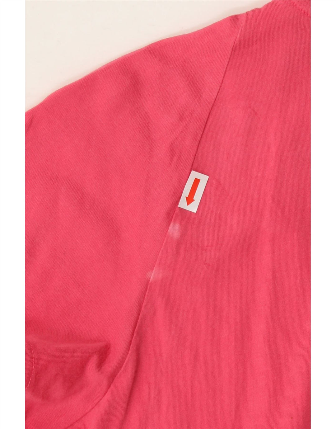 ADIDAS Womens Graphic T-Shirt Top UK 14 Medium Pink Vintage Adidas and Second-Hand Adidas from Messina Hembry 