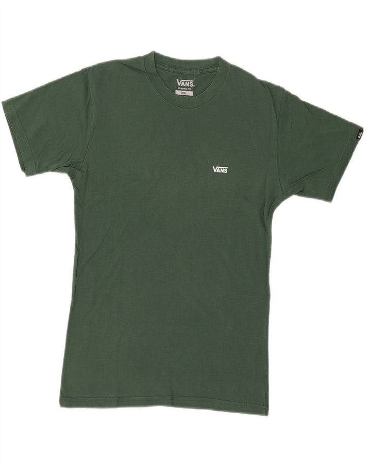 Vans Herre Classic Fit T-Shirt Top Lille Grøn Bomuld