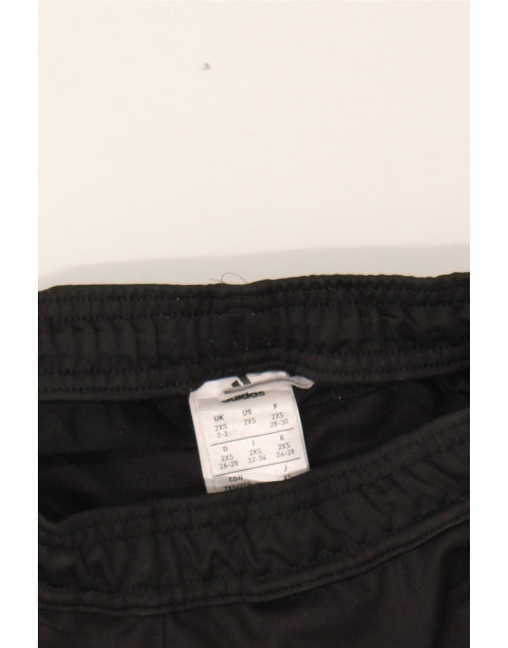 ADIDAS Womens Climacool Tracksuit Trousers UK 0/2 2XS Black Polyester Vintage Adidas and Second-Hand Adidas from Messina Hembry 