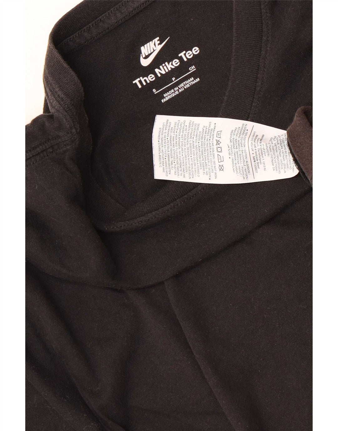 T-shirt Nike da uomo Top Small in cotone nero