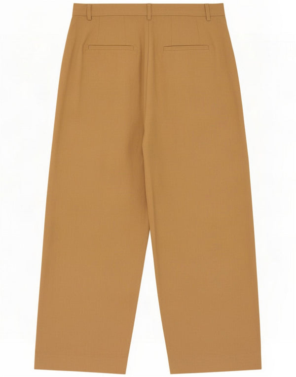 Zara Damen-Chinohose mit hoher Taille und weitem Bein, XS W24 L27 Beige