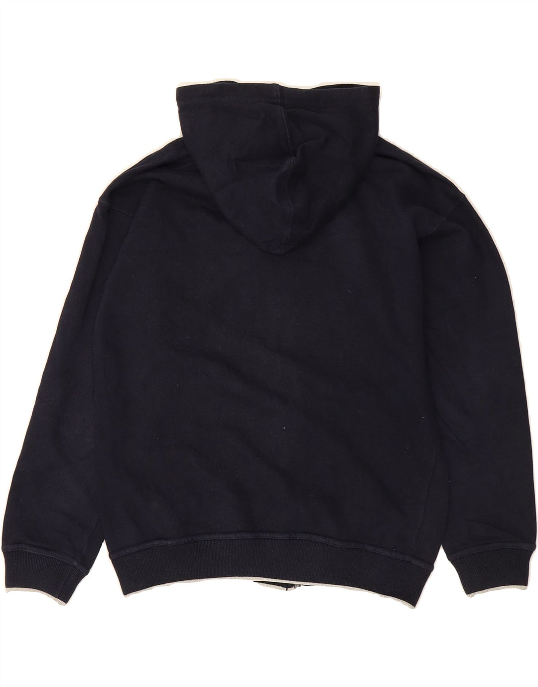 ASICS Boys Zip Hoodie Sweater 9-10 Years Navy Blue Cotton Vintage Asics and Second-Hand Asics from Messina Hembry 