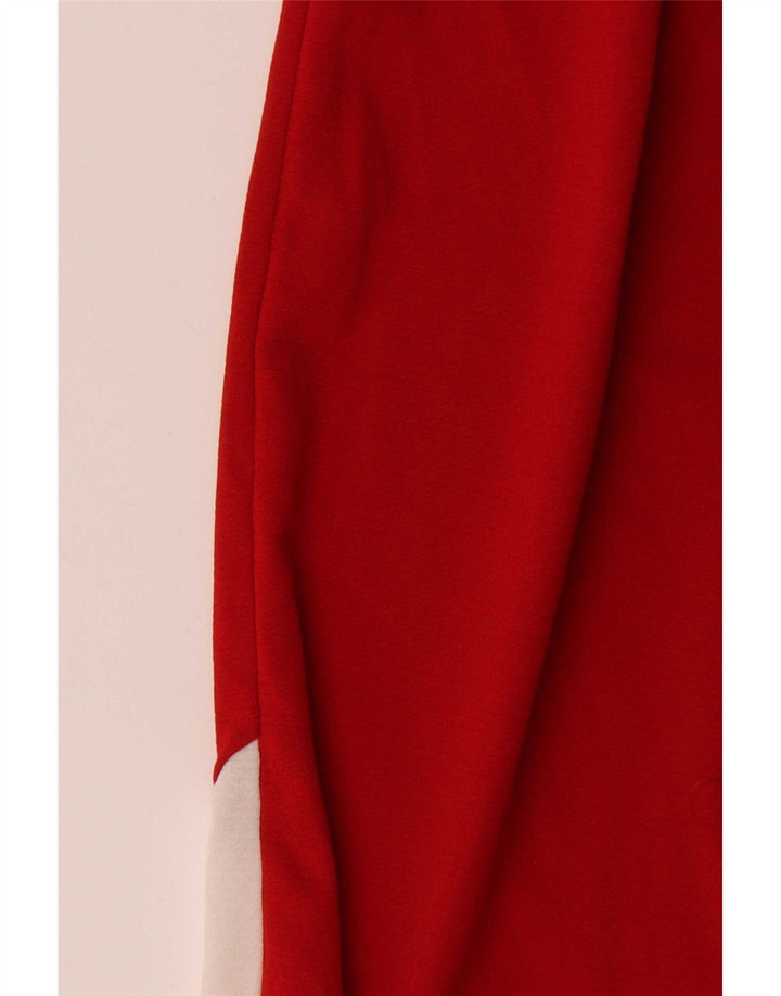 Adidas Mens Climalite Sport Shorts 2XL Red Colourblock Polyester