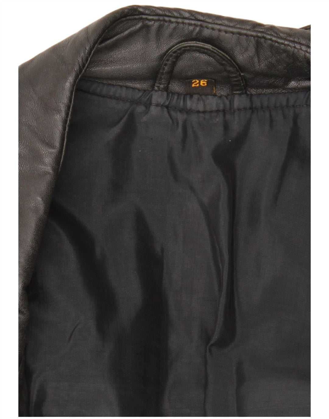 Vintage męska kurtka skórzana bomber UK 42 XL czarna