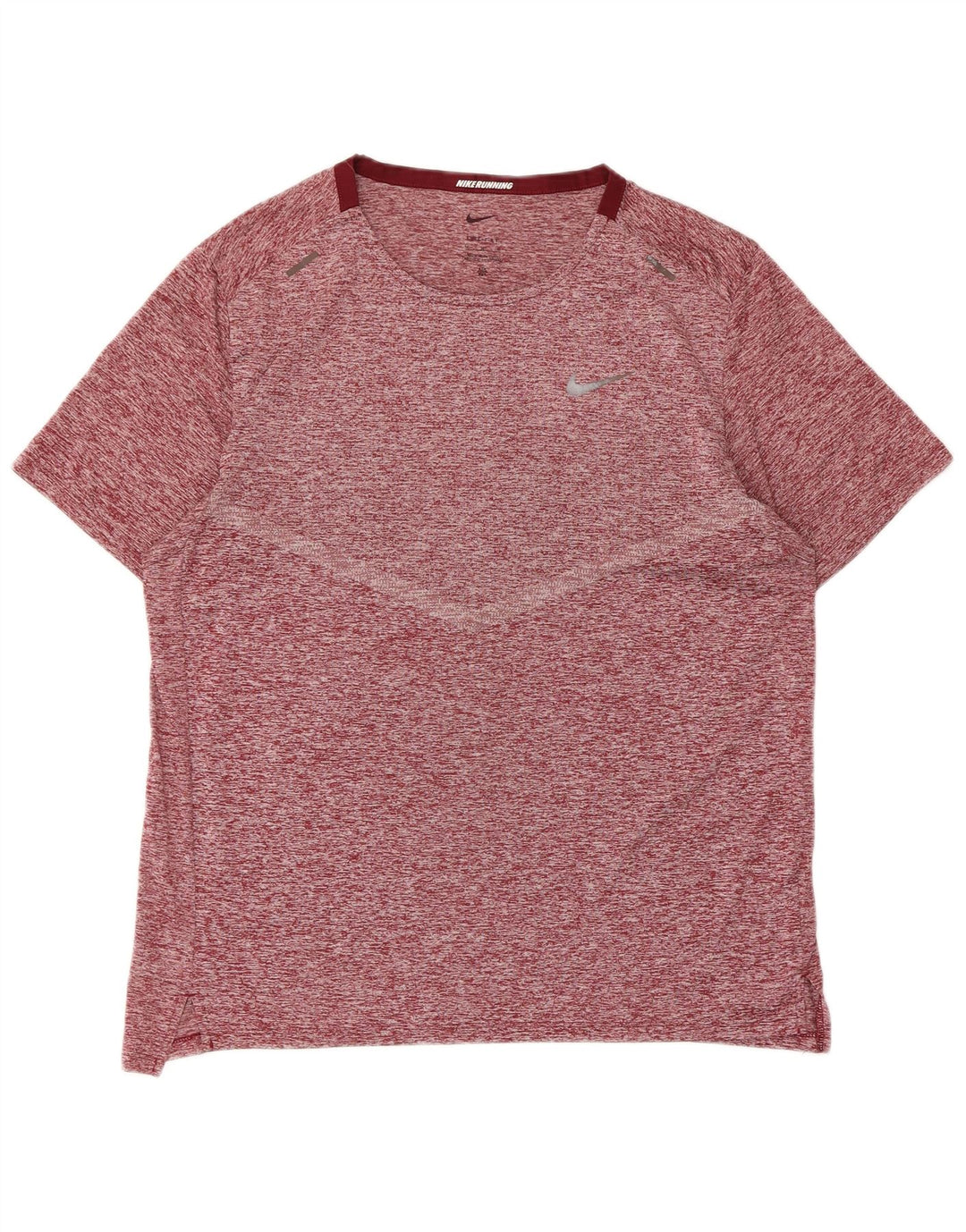 Nike Herren T-Shirt Top Medium Burgunderrot meliert