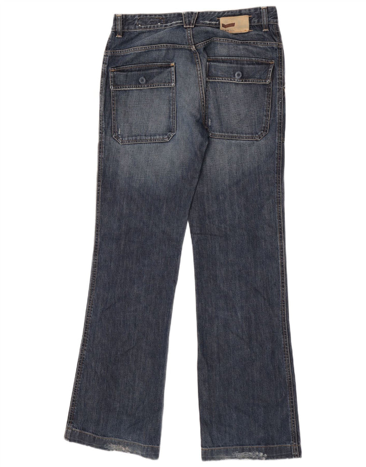 Мужские потертые джинсы GAS Bootcut W32 L34 синие