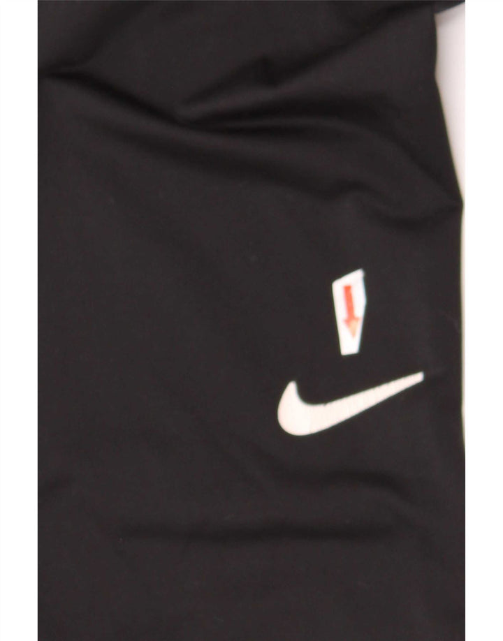 Nike Damen Leggings UK 12 Medium Schwarz Polyester Sport