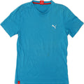 PUMA Mens T-Shirt Top Small Blue Cotton Vintage Puma and Second-Hand Puma from Messina Hembry 
