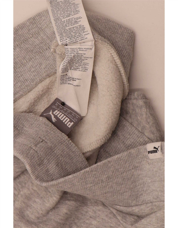 Puma Womens Tracksuit Trousers Joggers UK 16 Large Grey Flecked Polyester