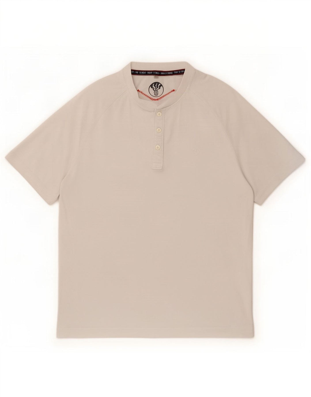 Camiseta para hombre Fat Face Top Medium Blanco Algodón
