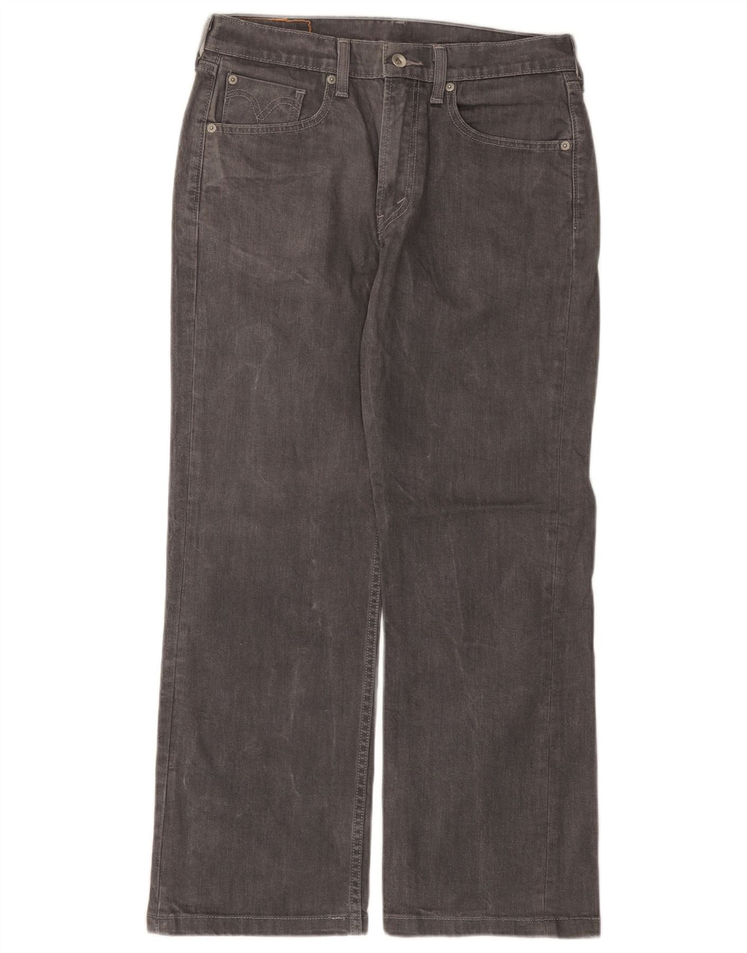 Levi's Herren 506 Straight Jeans W32 L28 Graue Baumwolle