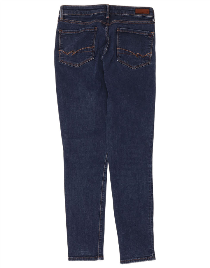 Tommy Hilfiger Womens Skinny Jeans W28 L30 Navy Blue Polyester