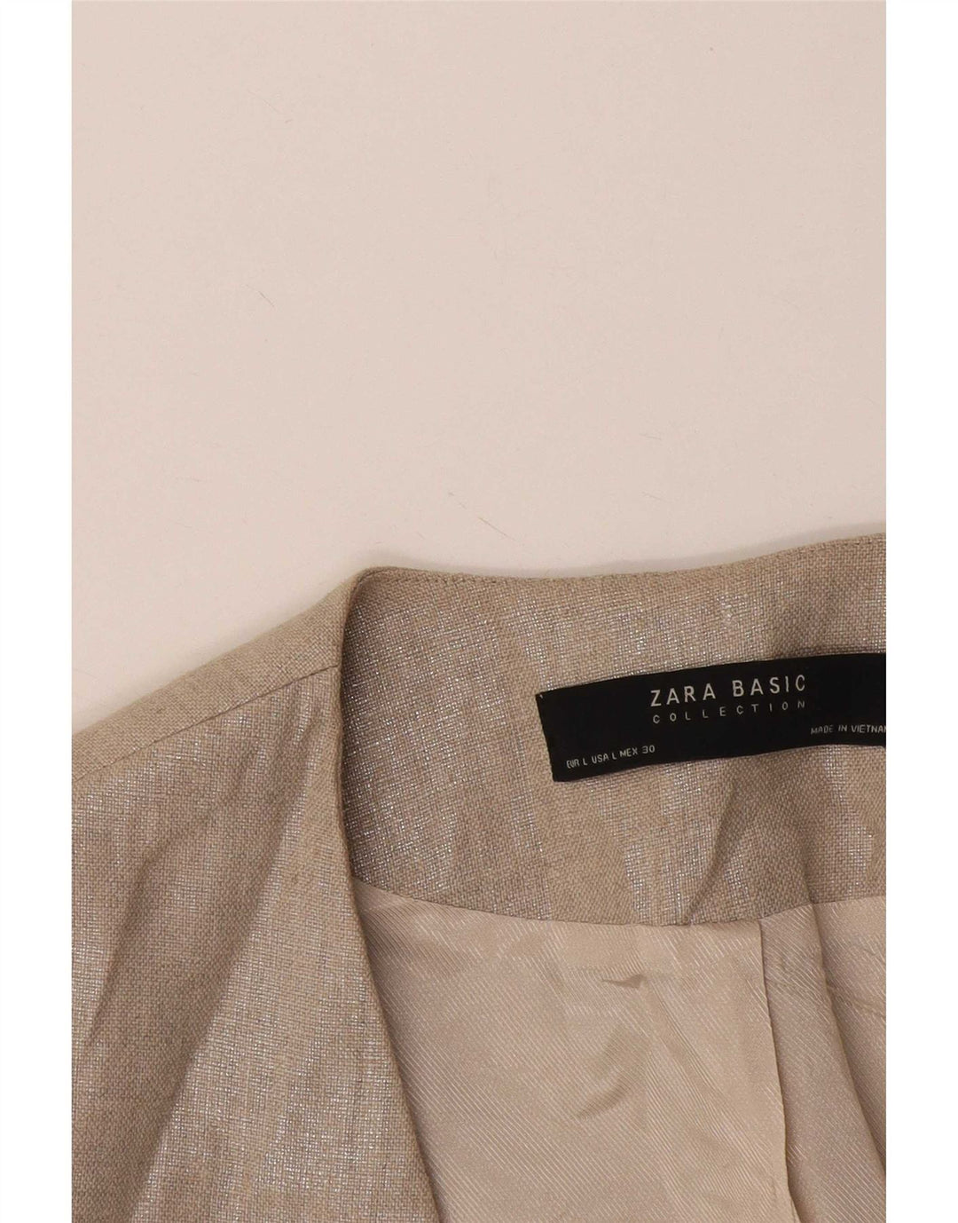 Giacca blazer con maniche a 3/4 da donna Zara UK 14 grande grigia