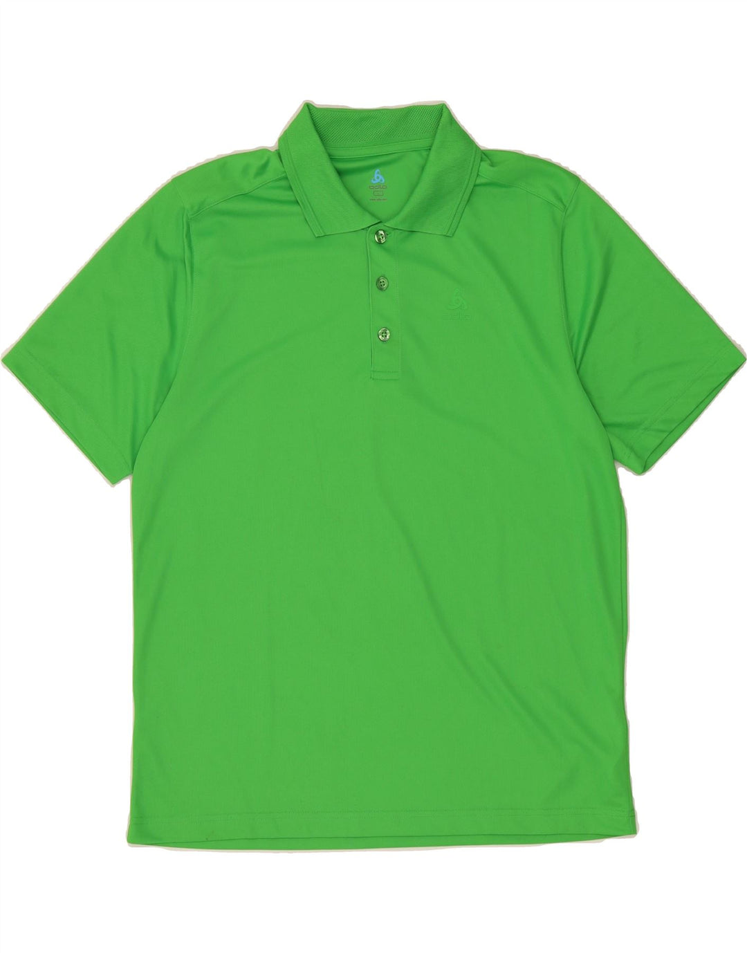 ODLO Mens Polo Shirt Large Green Polyester Vintage Odlo and Second-Hand Odlo from Messina Hembry 