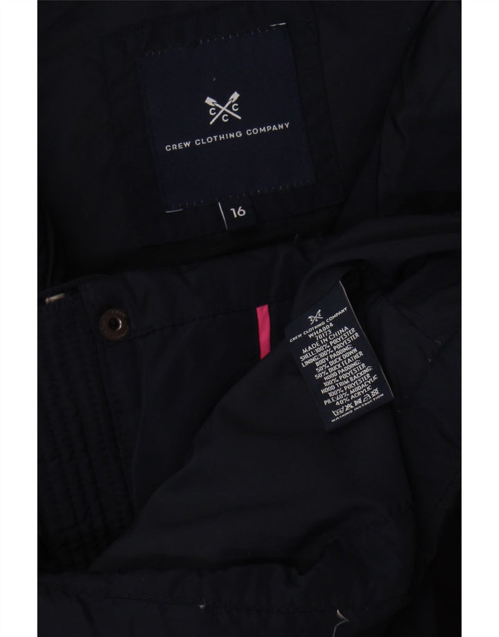 Crew Clothing Gilet régulier pour femme UK 16 Large Bleu marine Polyester