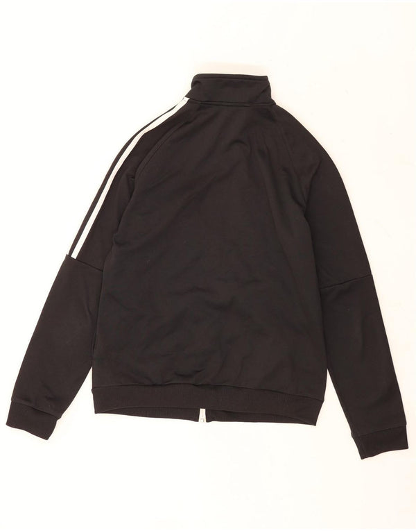 Giacca da tuta da donna Adidas UK 12/14 Medium Nero Poliestere