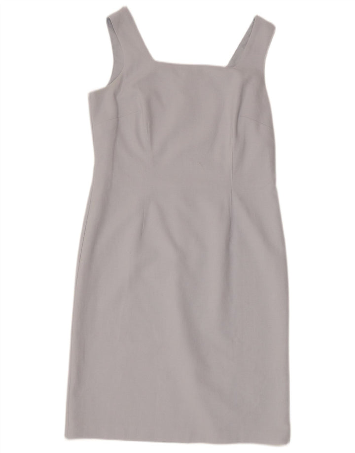 Marks & Spencer Womens St. Michael Sleeveless Shift Dress UK 14 Large Blue