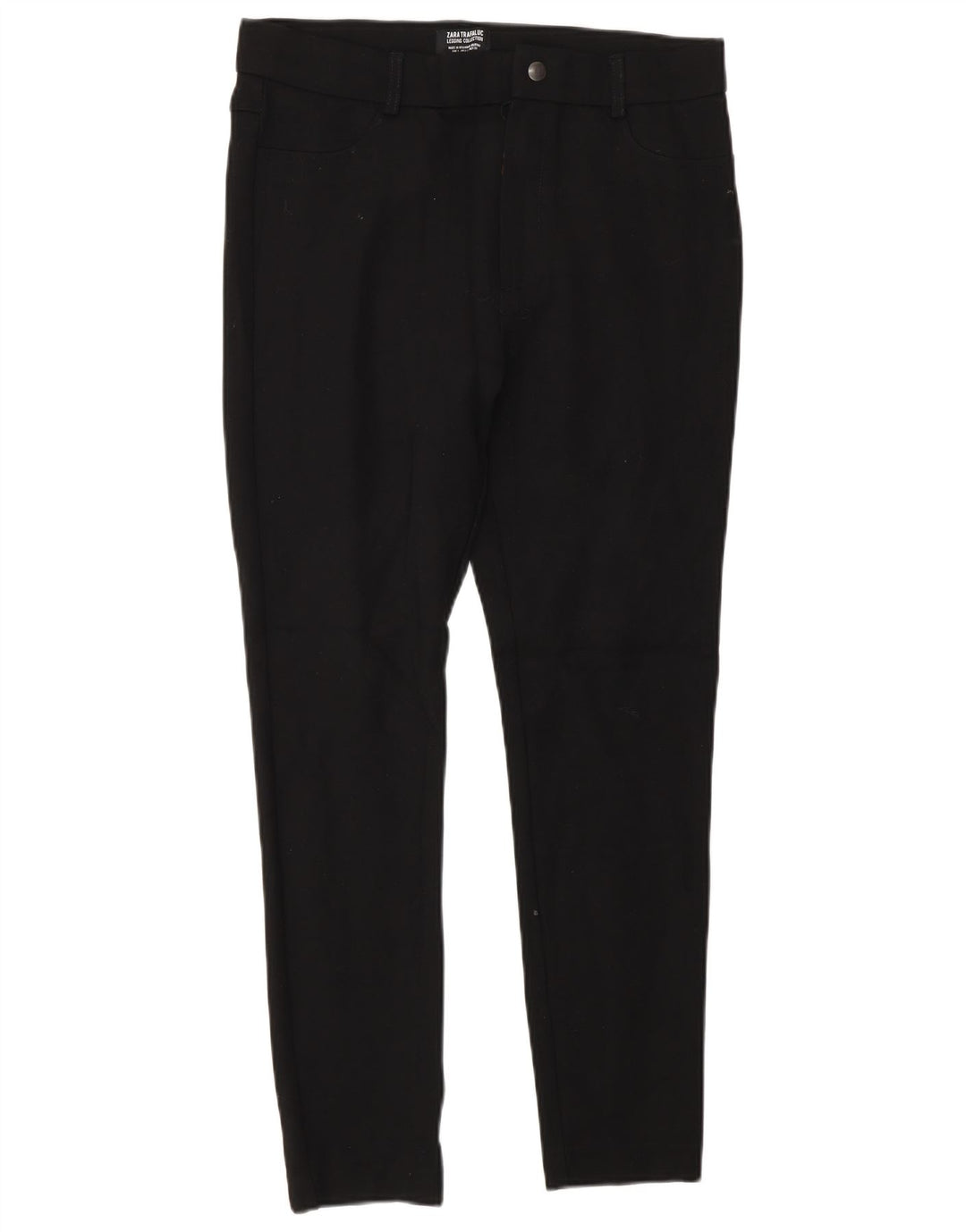 Zara Womens Trafaluc Leggings UK 14 Large  Black