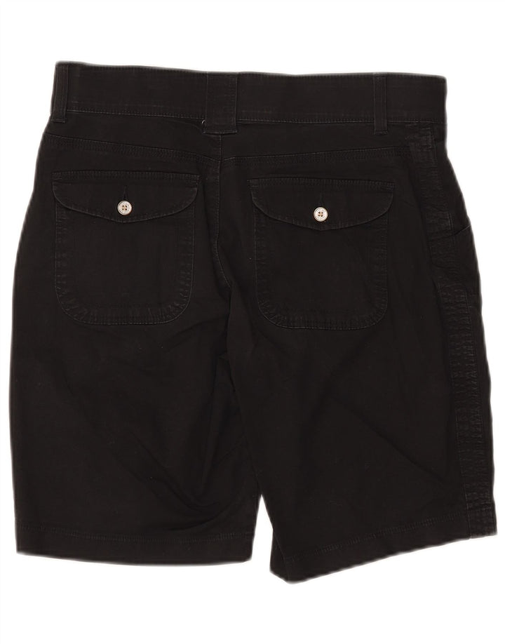 LEE Womens Chino Shorts US 6 Medium W30  Black Cotton