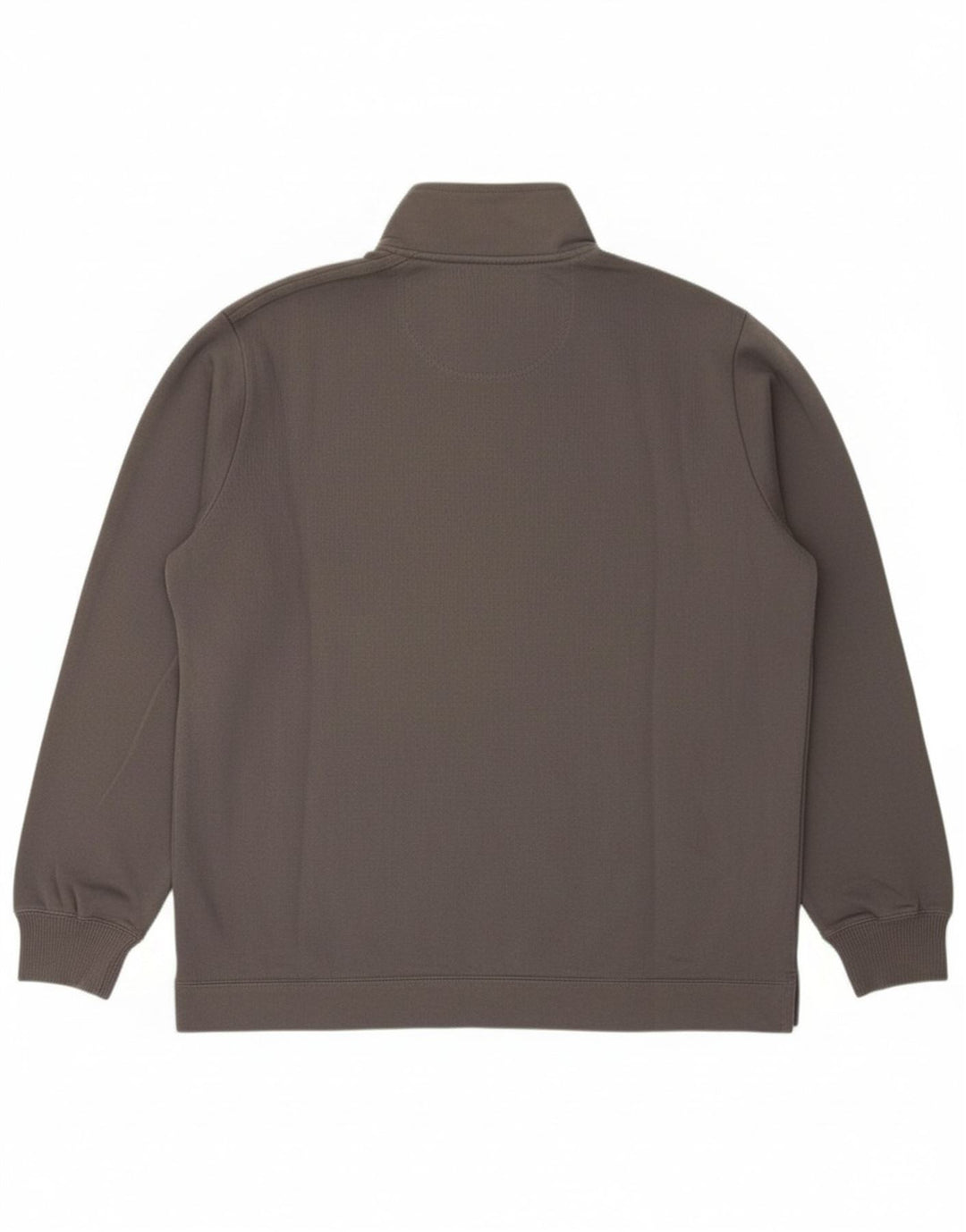 CHAMPION Suéter masculino com zíper e gola XL algodão cinza
