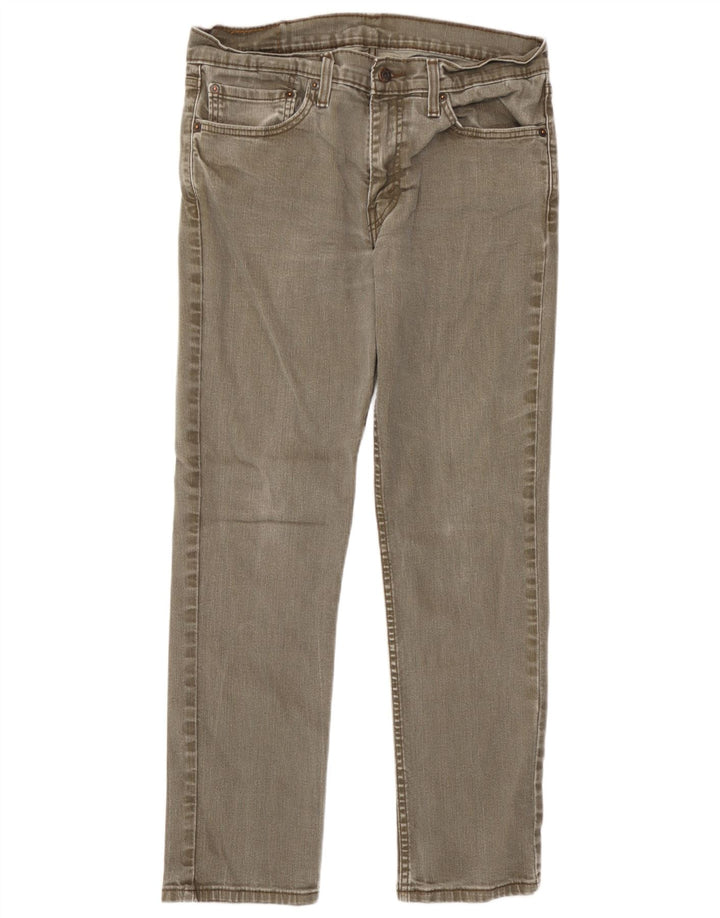 Levi's Herre 511 Slim Jeans W34 L30 Brun Bomuld