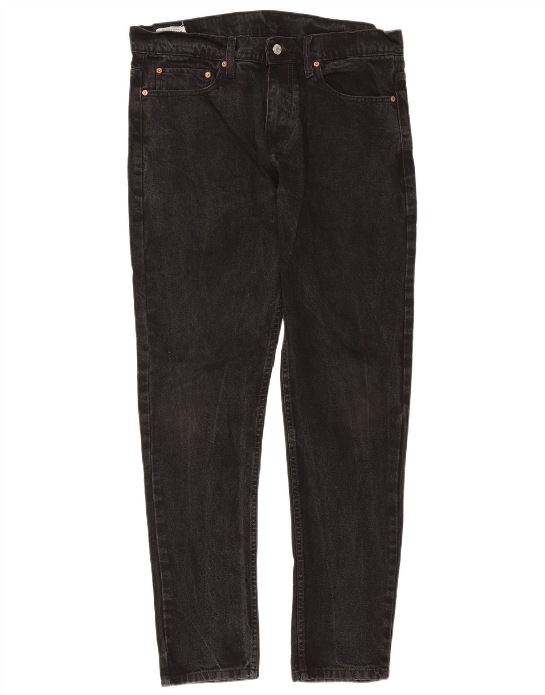 Levi's Mens 508 Tapered Jeans W34 L32 Μαύρο