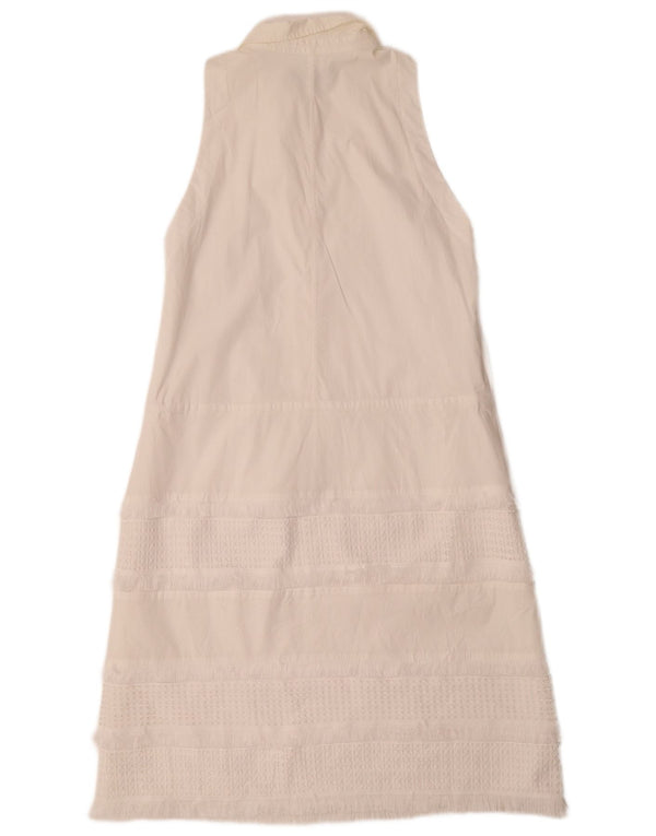 Banana Republic Dame ærmeløs polokjole UK 18 XL Hvid