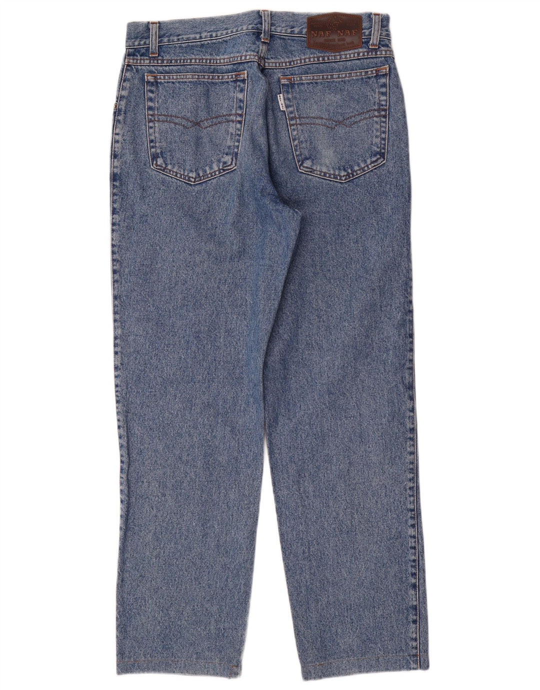 Naf Mens Straight Jeans W34 L30 Blue Cotton