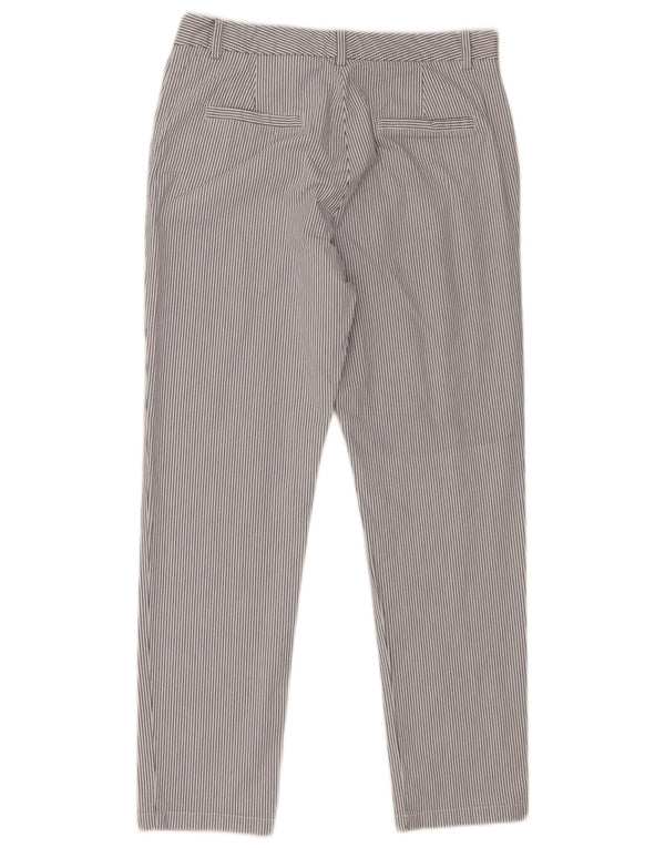 Pantaloni chino pentru femei Marks & Spencer UK 12 Medium W32 L28 White Striped