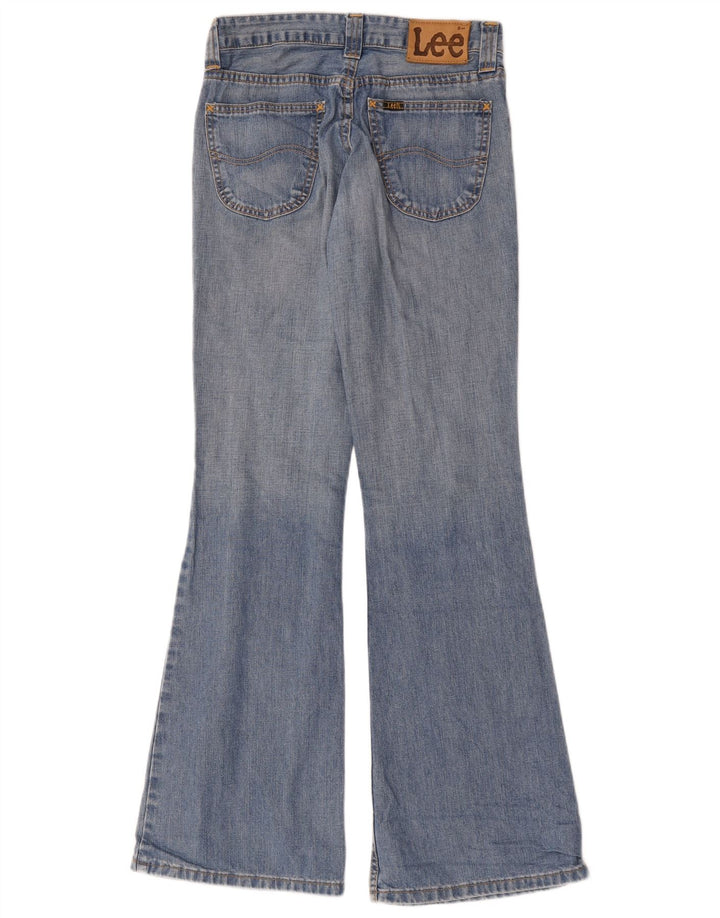 Lee Womens Felton Flared Jeans W28 L33 Blue Cotton